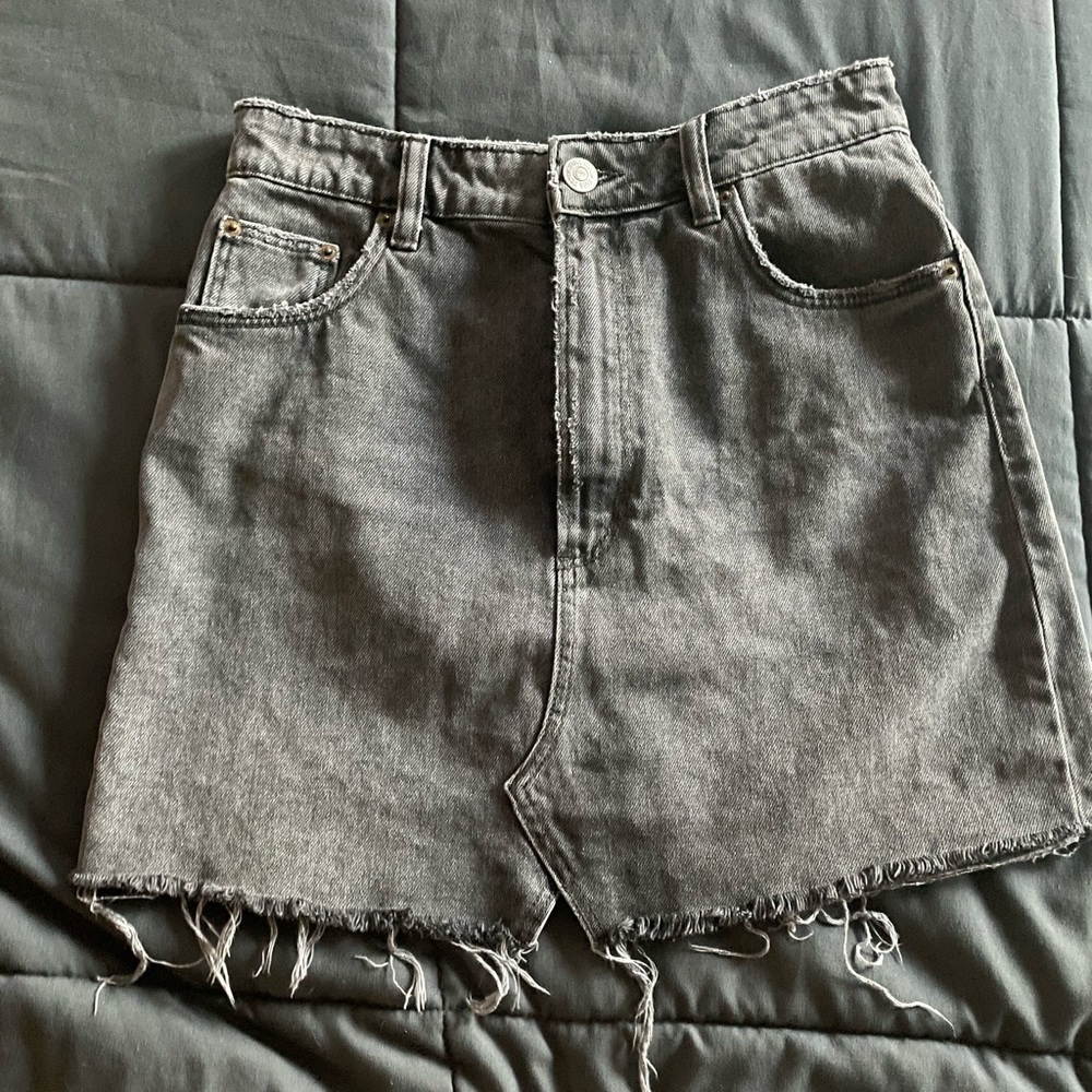 Zara Black Denim skirt